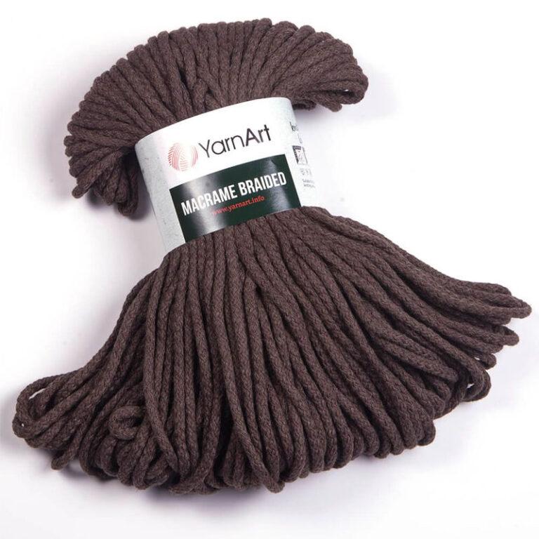Пряжа для вязания YARNART «MACRAME BRAIDED» (№769) Коричневый
