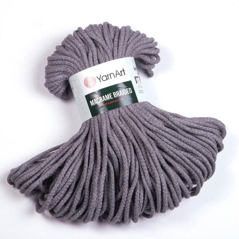 Пряжа для вязания YARNART «MACRAME BRAIDED» (№774) Серый
