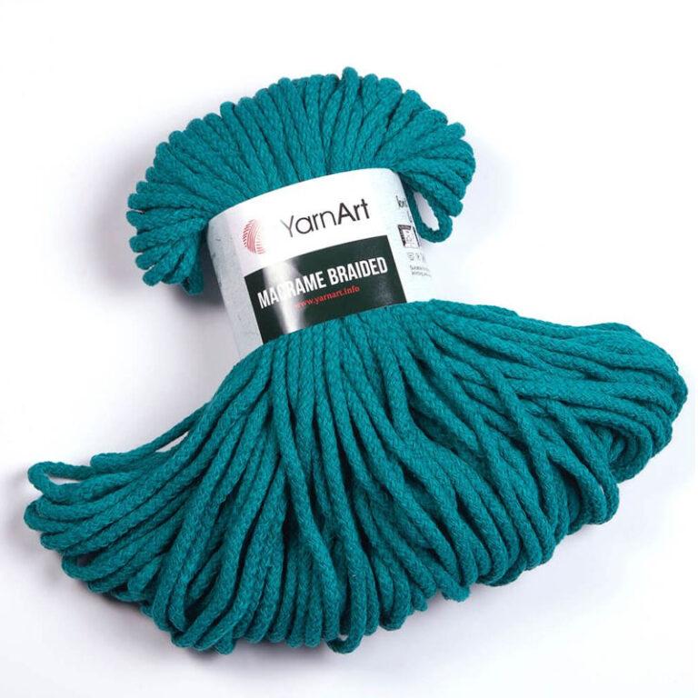 Пряжа для вязания YARNART «MACRAME BRAIDED» (№783) Изумруд