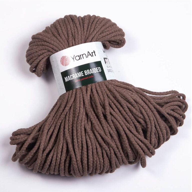 Пряжа для вязания YARNART «MACRAME BRAIDED» (№791) Молочный шоколад