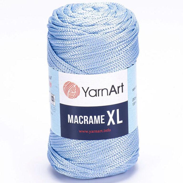 Пряжа (шнур) для вязания YARNART «MACRAME XL» (№133) Голубой