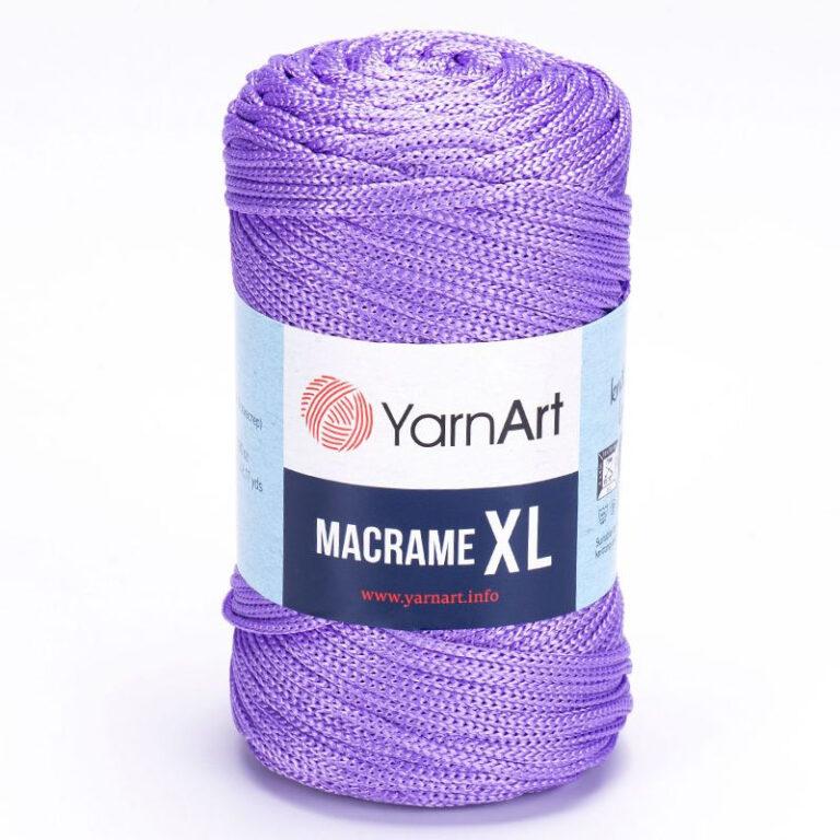 Пряжа (шнур) для вязания YARNART «MACRAME XL» (№135) Сиреневый