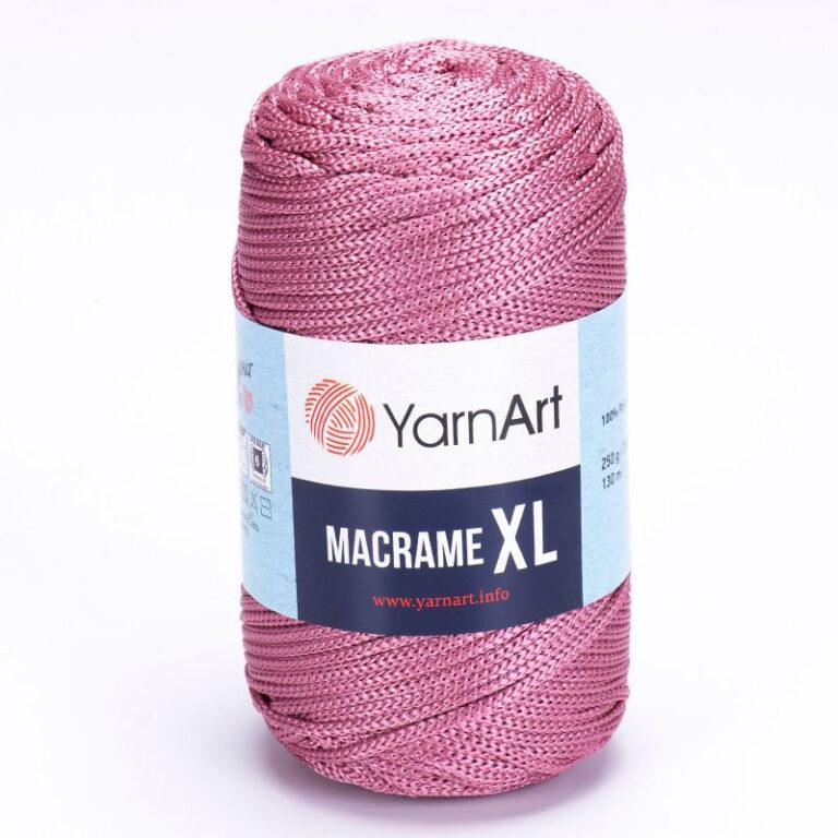 Пряжа (шнур) для вязания YARNART «MACRAME XL» (№141) Брусника