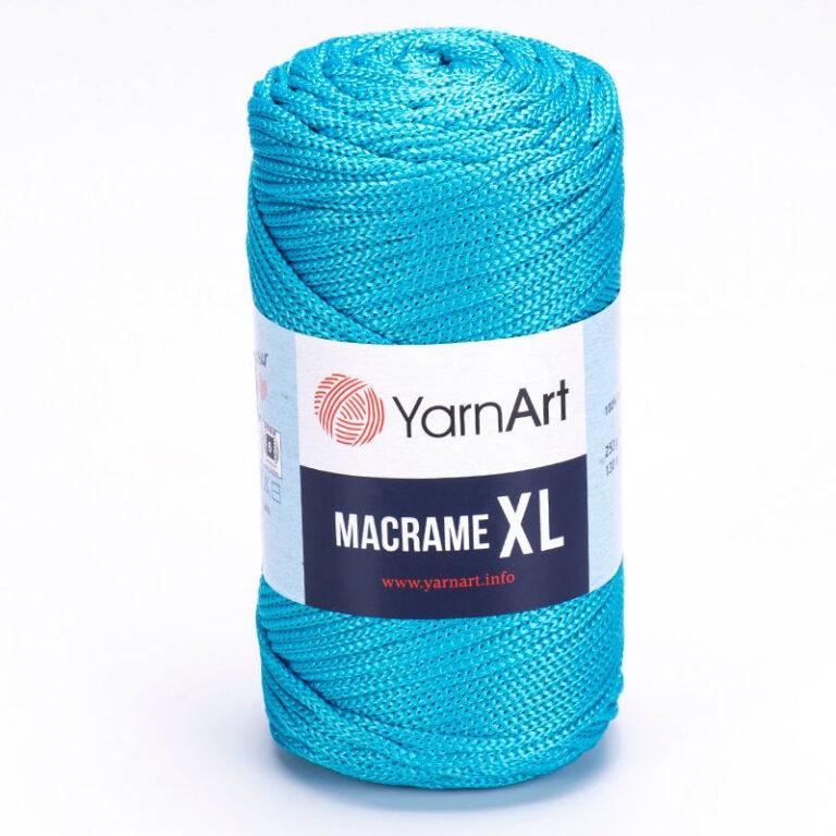 Пряжа (шнур) для вязания YARNART «MACRAME XL» (№152) Темная бирюза