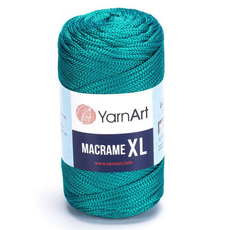 Пряжа (шнур) для вязания YARNART «MACRAME XL» (№158) Изумруд