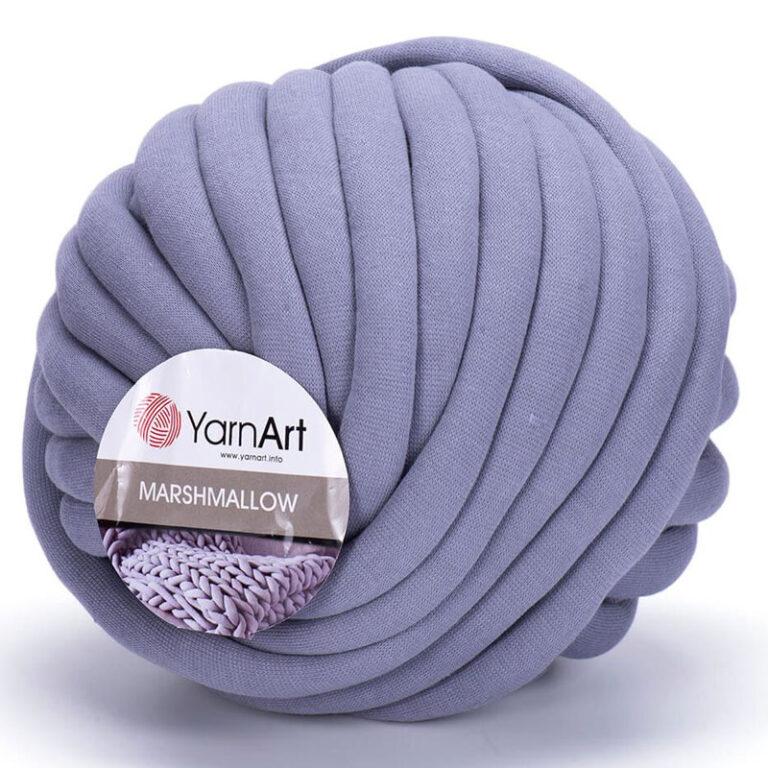 Пряжа (шнур) для вязания YARNART «MARSHMALLOW» (№904) Светло-серый