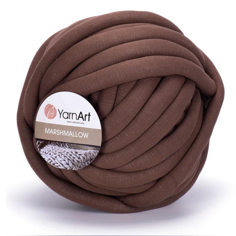 Пряжа (шнур) для вязания YARNART «MARSHMALLOW» (№905) Коричневый