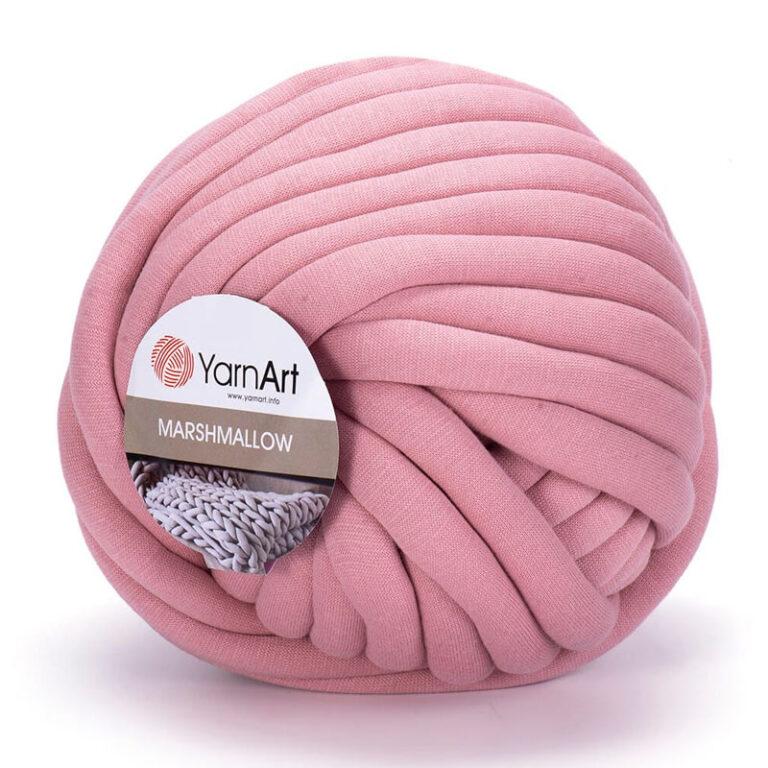 Пряжа (шнур) для вязания YARNART «MARSHMALLOW» (№906) Пудра