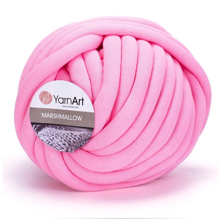 Пряжа (шнур) для вязания YARNART «MARSHMALLOW» (№907) Розовый