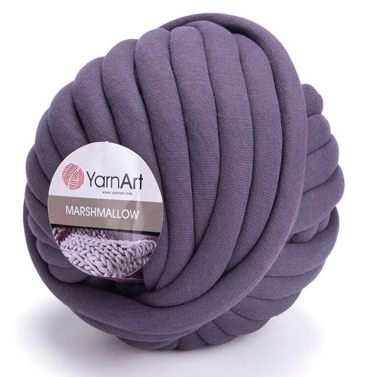 Пряжа (шнур) для вязания YARNART «MARSHMALLOW» (№908) Серый