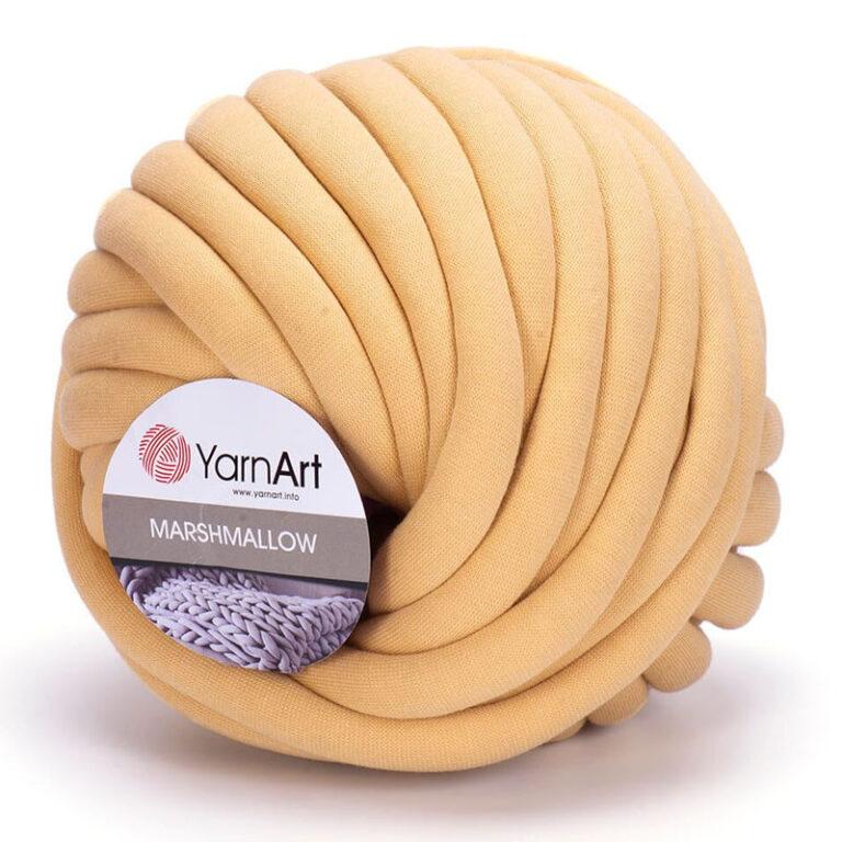 Пряжа (шнур) для вязания YARNART «MARSHMALLOW» (№912) Крем