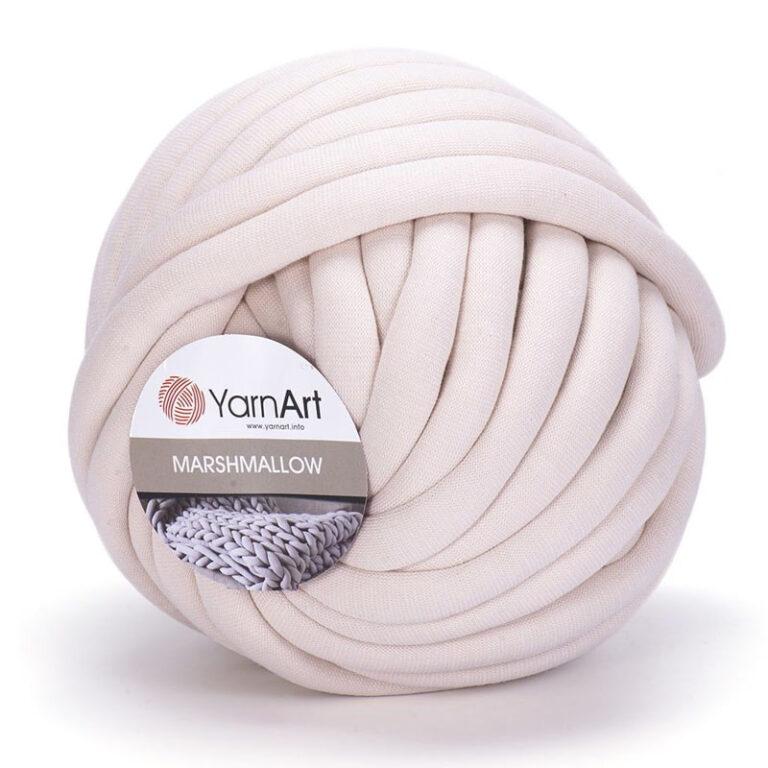 Пряжа (шнур) для вязания YARNART «MARSHMALLOW» (№919) Песок