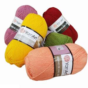 YARNART "MERINO DE LUXE 50" (Ярнарт Мерино де люкс 50) – пряжа для вязания