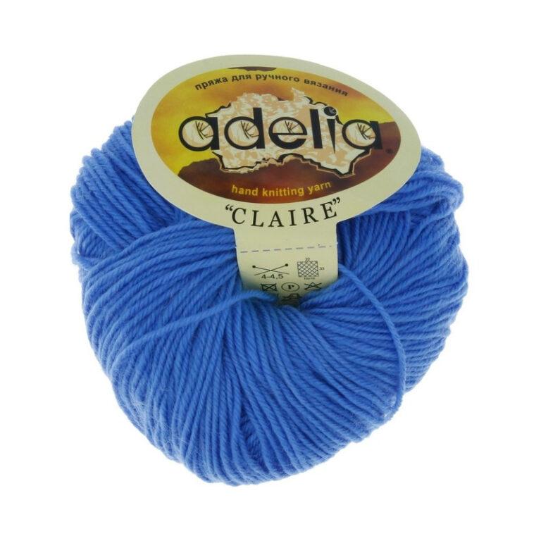 Пряжа для вязания ADELIA "CLAIRE" (№309) Яр.голубой
