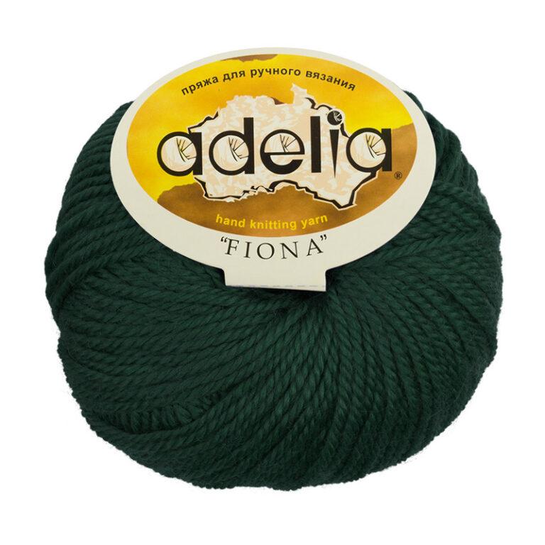 Пряжа для вязания ADELIA "FIONA" (№631) Т.зеленый