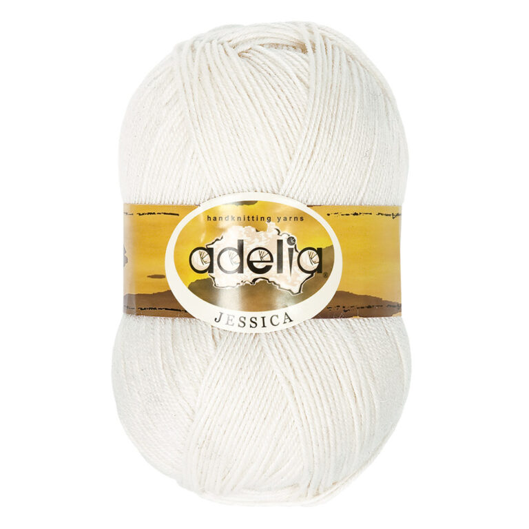 Пряжа для вязания ADELIA "JESSICA" (№01) Белый