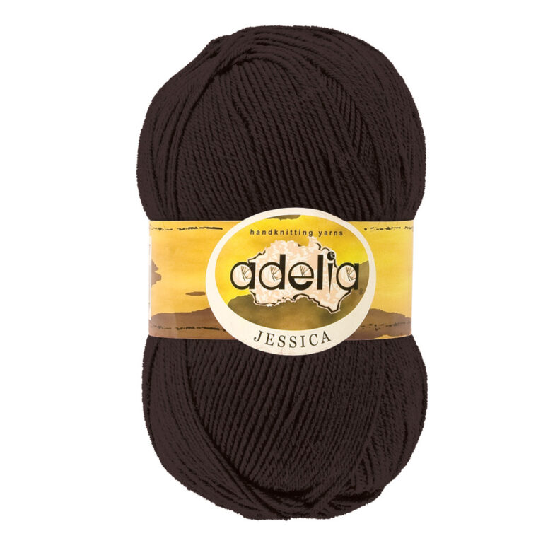 Пряжа для вязания ADELIA "JESSICA" (№14) Коричневый