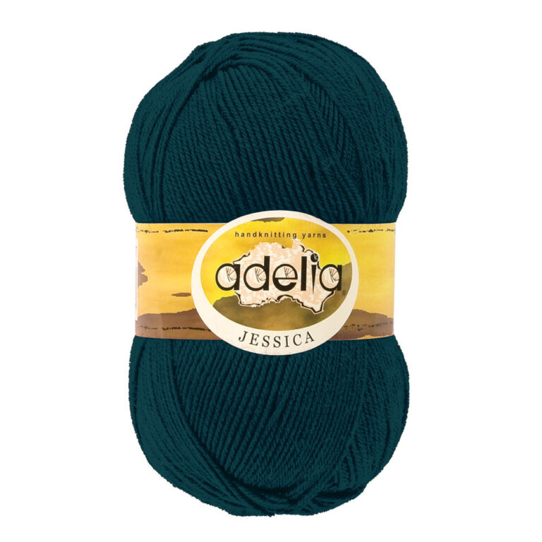 Пряжа для вязания ADELIA "JESSICA" (№16) Т.зеленый