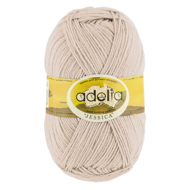 Пряжа для вязания ADELIA "JESSICA" (№17) Св.бежевый
