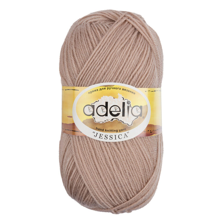 Пряжа для вязания ADELIA "JESSICA" (№18) Бежевый