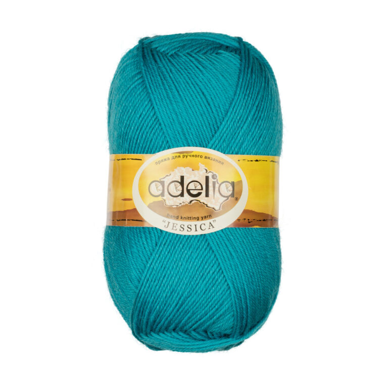 Пряжа для вязания ADELIA "JESSICA" (№25) Бирюзовый