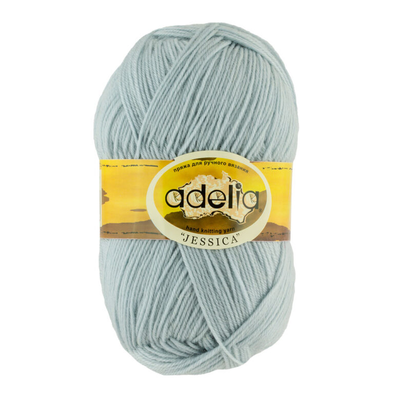 Пряжа для вязания ADELIA "JESSICA" (№26) Св.серо-голубой