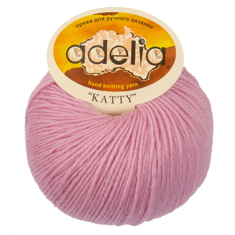 Пряжа для вязания ADELIA "KATTY" (№05) Бл.розовый