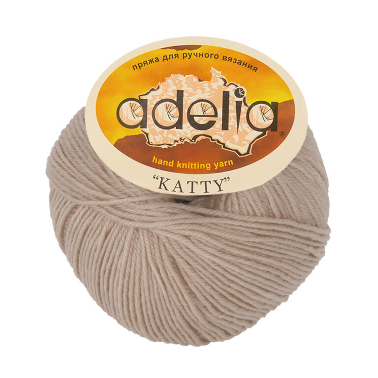 Пряжа для вязания ADELIA "KATTY" (№09) Бежевый
