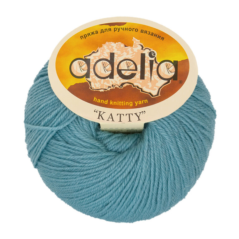 Пряжа для вязания ADELIA "KATTY" (№16) Голубой