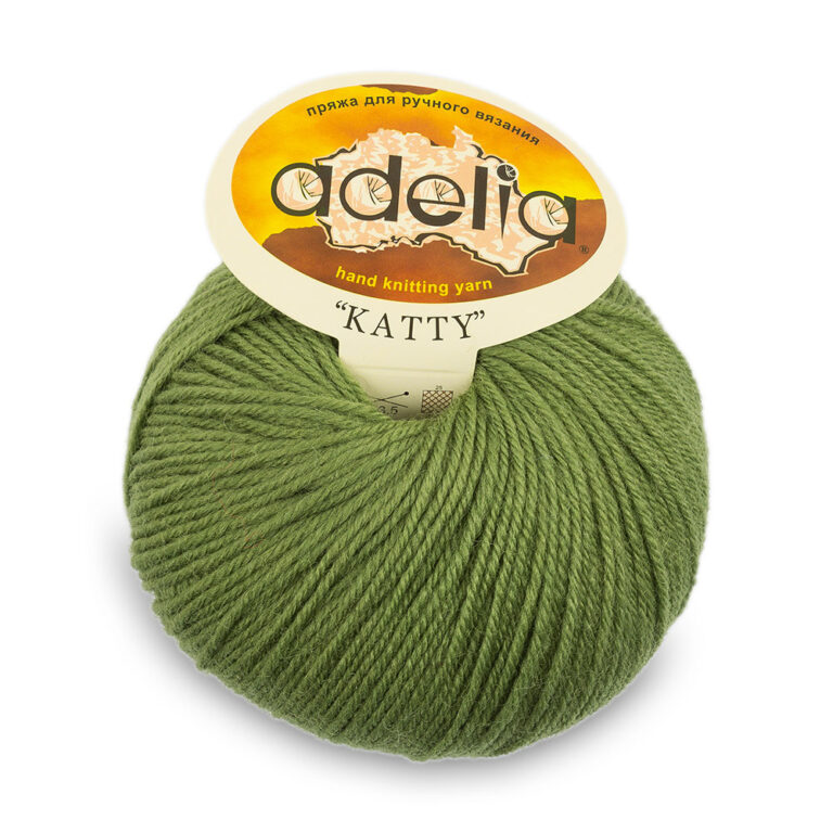 Пряжа для вязания ADELIA "KATTY" (№20) Зелёный