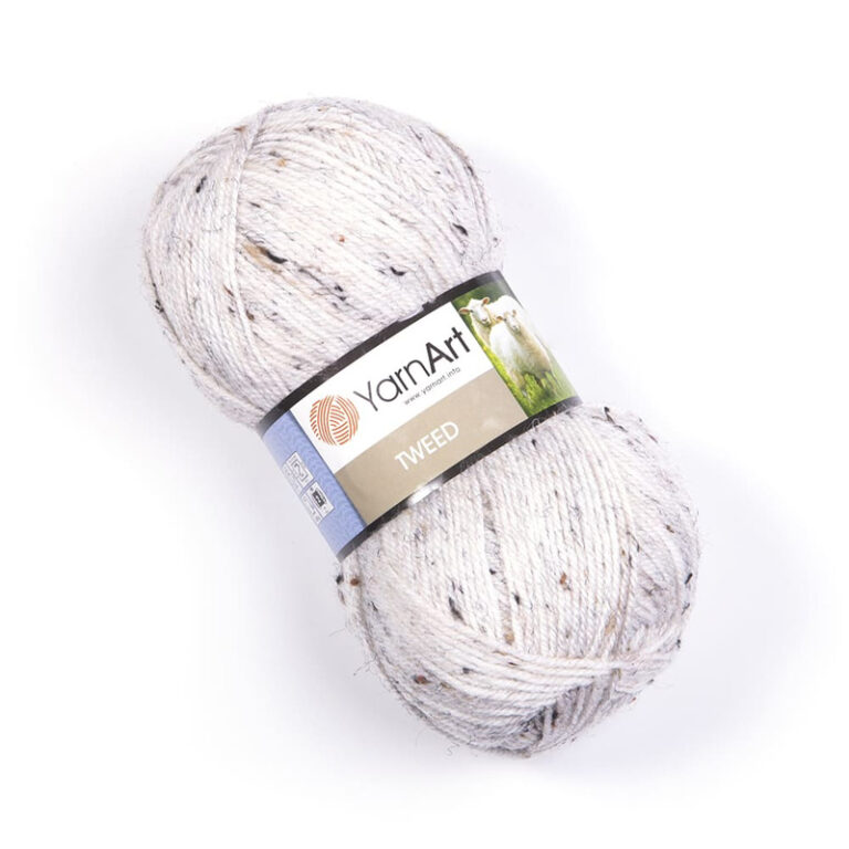 Пряжа для вязания YARNART “TWEED” (№220) Белый