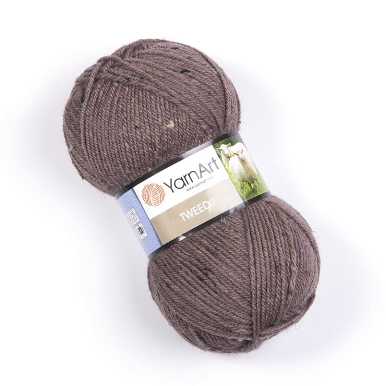 Пряжа для вязания YARNART “TWEED” (№229) Коричневый