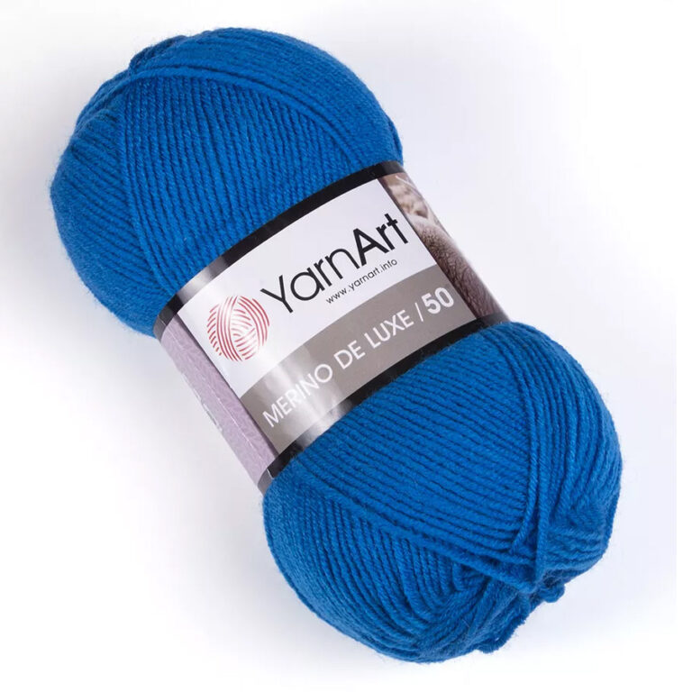 Пряжа для вязания YARNART "MERINO DE LUXE 50" (№3040) Яр.голубой