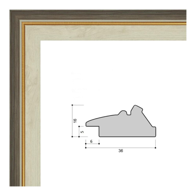 Багет пластиковый (3710B-02L) 2,9м