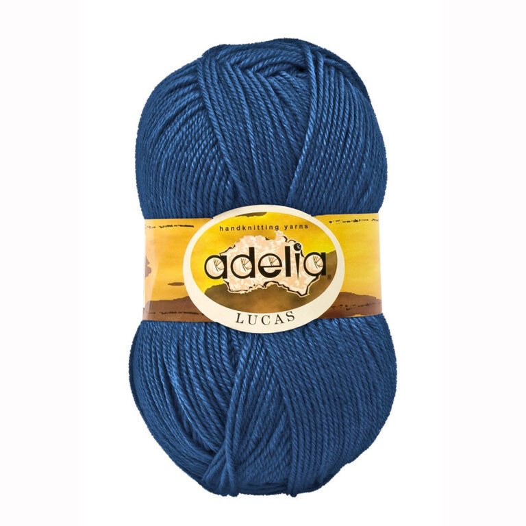 Пряжа для вязания ADELIA "LUCAS" (№14) Джинсовый