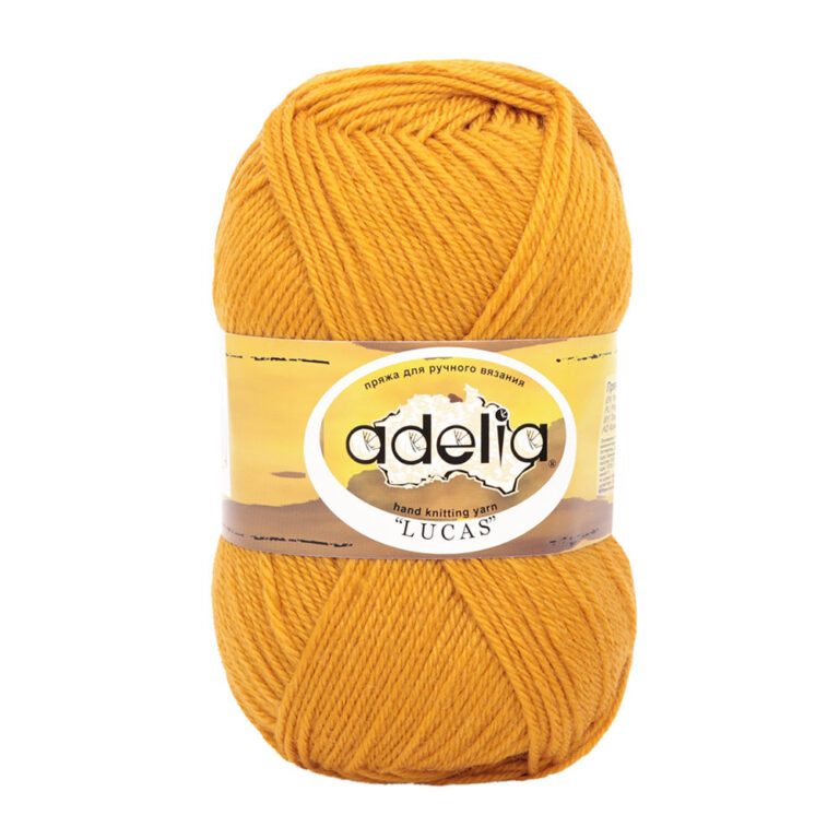 Пряжа для вязания ADELIA "LUCAS" (№29) Золотистый