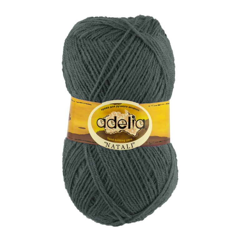 Пряжа для вязания ADELIA "NATALI" (№19) Т.серый