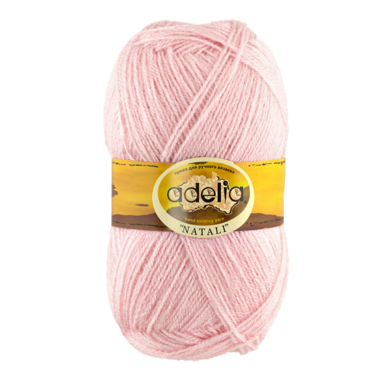 Пряжа для вязания ADELIA "NATALI" (№30) Св.розовый