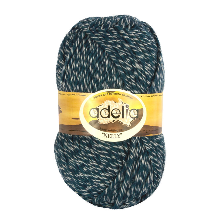 Пряжа для вязания ADELIA "NELLY" (№14) Т.синий