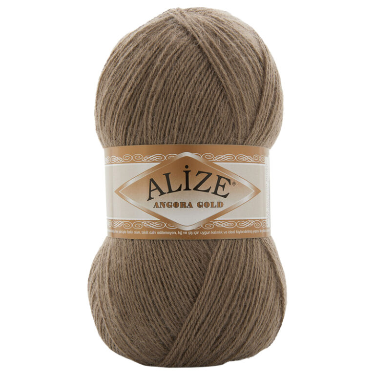 Пряжа для вязания ALIZE "ANGORA GOLD" (№991) Норка