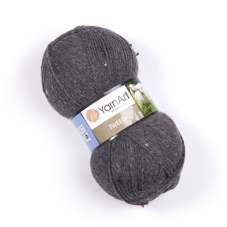 Пряжа для вязания YARNART “TWEED” (№225) Темно - серый