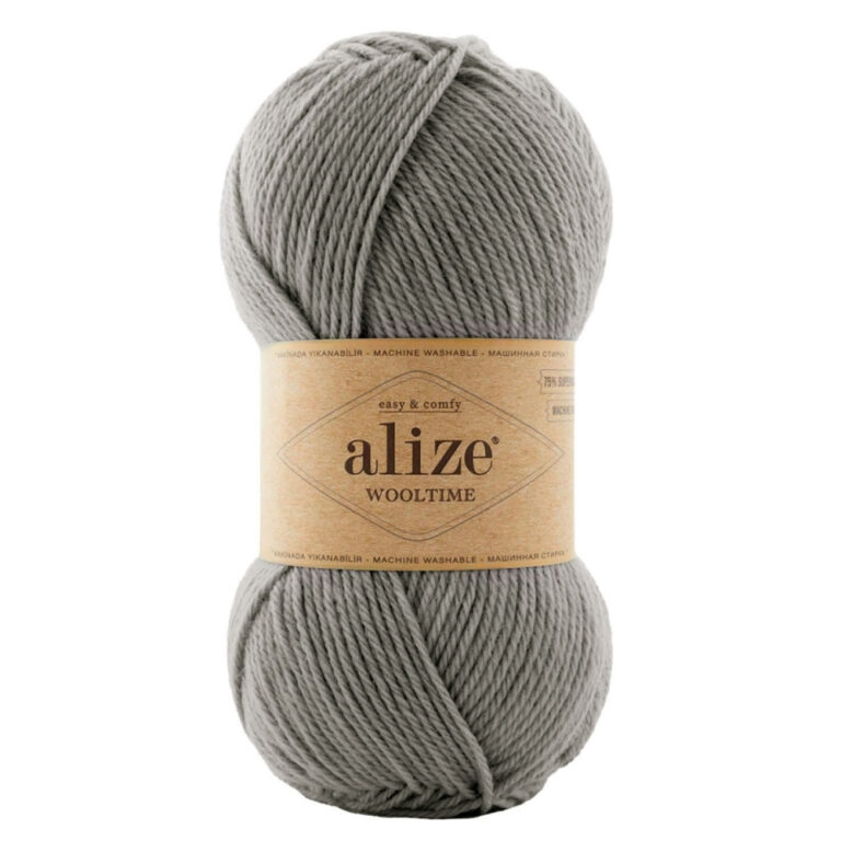 Пряжа для вязания ALIZE «WOOLTIME» (№283) Каменный