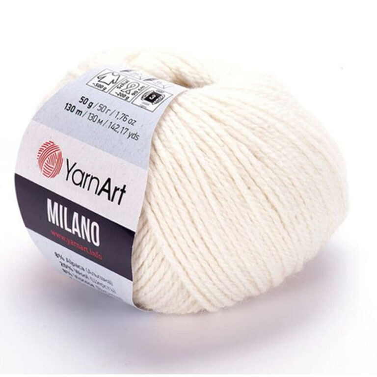 Пряжа для вязания YarnART MILANO (№ 852 ) Молочный