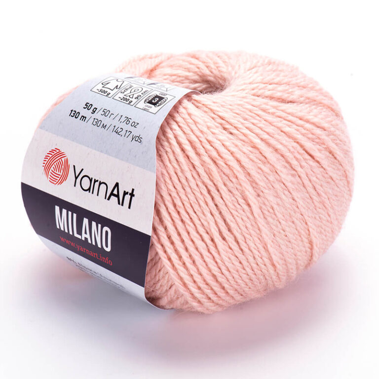 Пряжа для вязания YarnART MILANO (№ 853 ) Светло-розовый