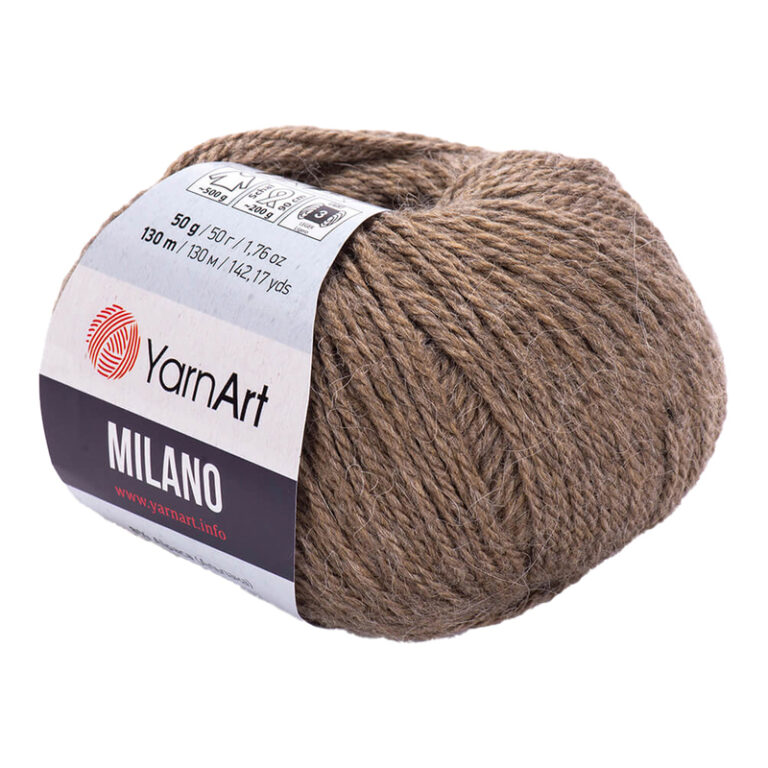 Пряжа для вязания YarnART MILANO (№ 855) Светло-коричневый