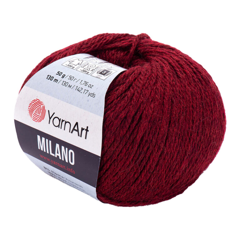 Пряжа для вязания YarnART MILANO (№ 856) Бордовый