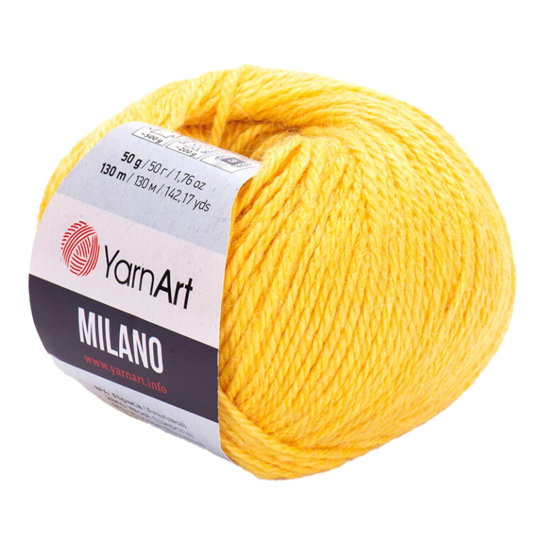 Пряжа для вязания YarnART MILANO (№ 863) Жёлтый