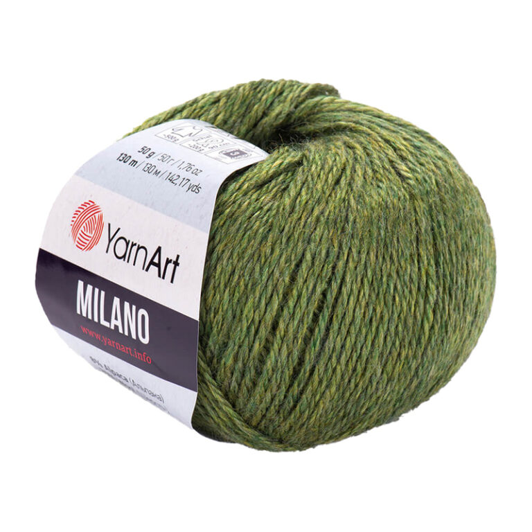 Пряжа для вязания YarnART MILANO (№ 865) Зеленый