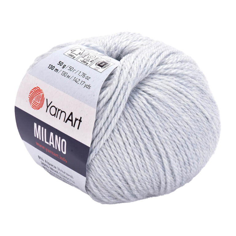 Пряжа для вязания YarnART MILANO (№ 866) Светло-серый