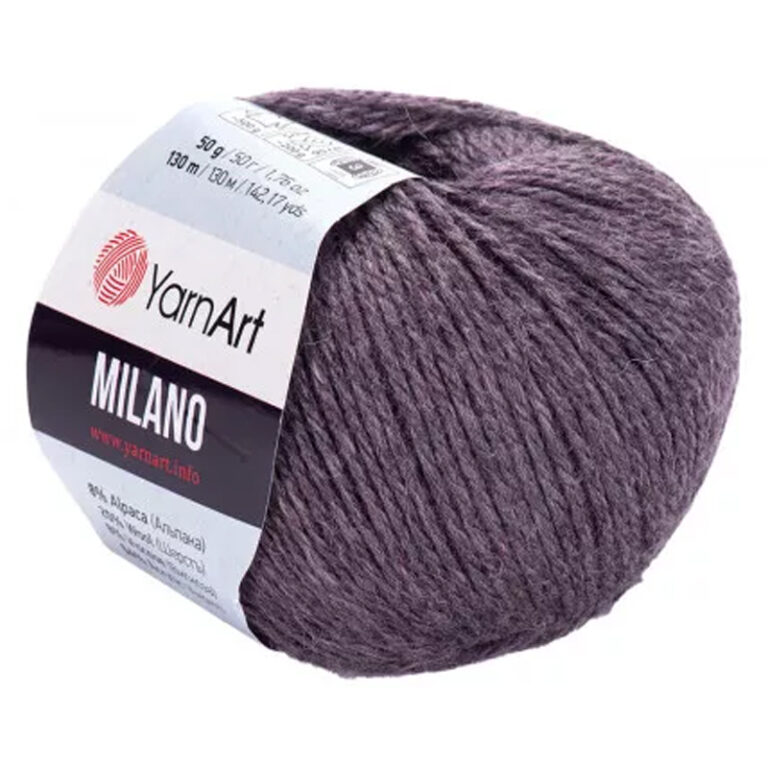 Пряжа для вязания YarnART MILANO (№ 869) Сливово-серый